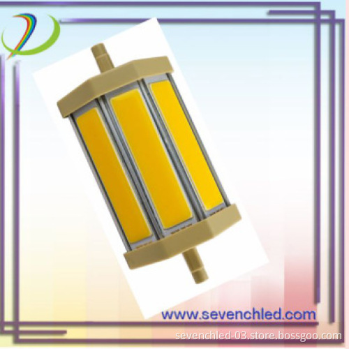 China shenzhen COB R7S LED Light 8W 118mm 700lm